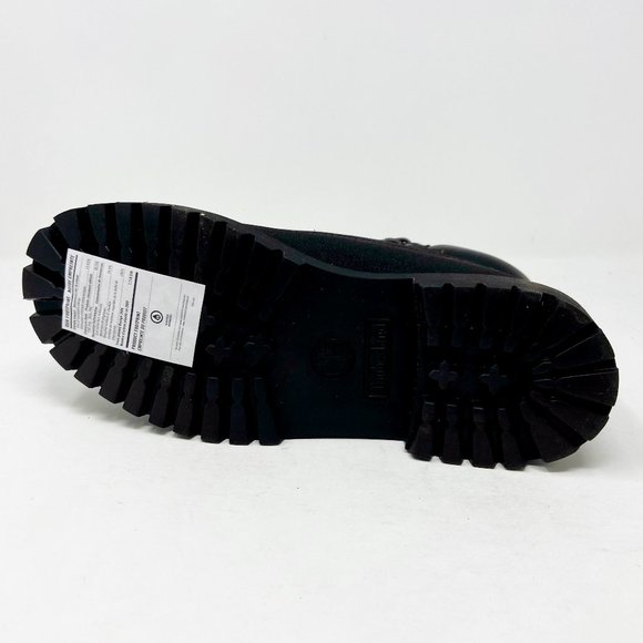 Timberland 6 Inch Waterproof Black Abrasion Resistant Black Kids Boots 34975 - Picture 5 of 5